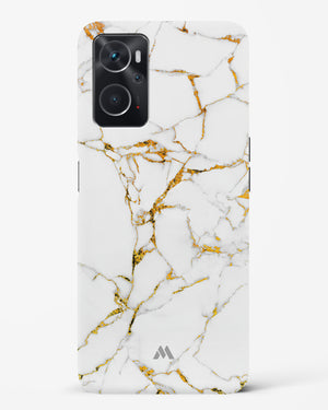 Calacatta White Marble Hard Case Phone Cover-(Oppo)