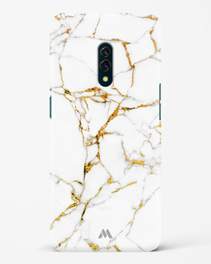 Calacatta White Marble Hard Case Phone Cover-(Oppo)