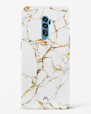 Calacatta White Marble Hard Case Phone Cover-(Oppo)