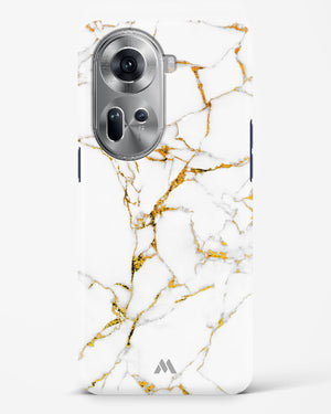 Calacatta White Marble Hard Case Phone Cover (Oppo)