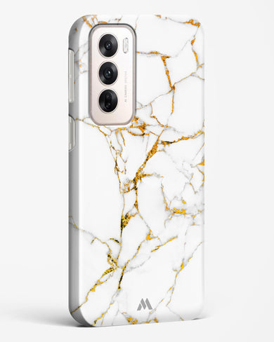 Calacatta White Marble Hard Case Phone Cover (Oppo)