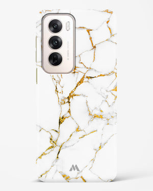 Calacatta White Marble Hard Case Phone Cover (Oppo)