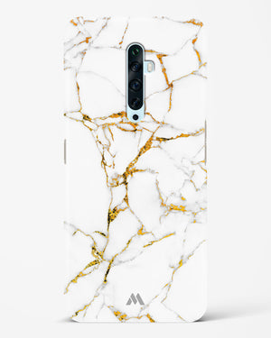 Calacatta White Marble Hard Case Phone Cover-(Oppo)