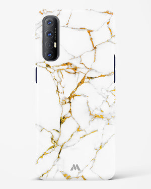 Calacatta White Marble Hard Case Phone Cover (Oppo)