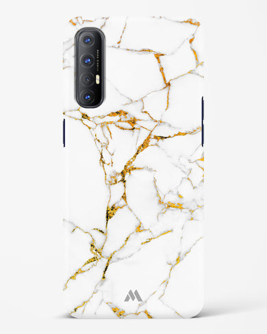 Calacatta White Marble Hard Case Phone Cover (Oppo)