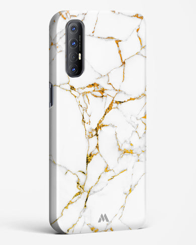 Calacatta White Marble Hard Case Phone Cover (Oppo)