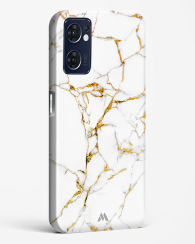 Calacatta White Marble Hard Case Phone Cover (Oppo)