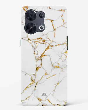 Calacatta White Marble Hard Case Phone Cover (Oppo)