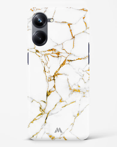 Calacatta White Marble Hard Case Phone Cover (Realme)