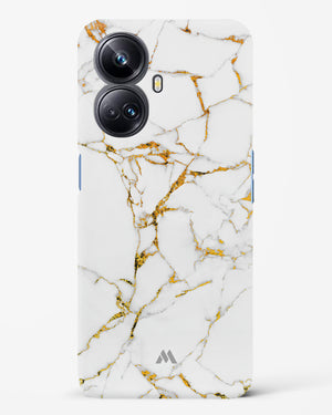 Calacatta White Marble Hard Case Phone Cover-(Realme)