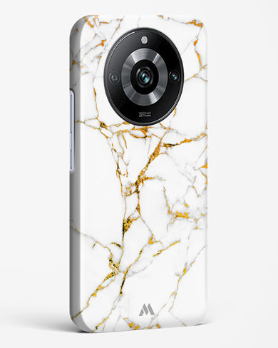 Calacatta White Marble Hard Case Phone Cover-(Realme)