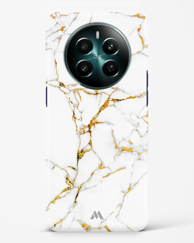 Calacatta White Marble Hard Case Phone Cover (Realme)