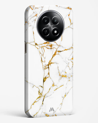 Calacatta White Marble Hard Case Phone Cover (Realme)