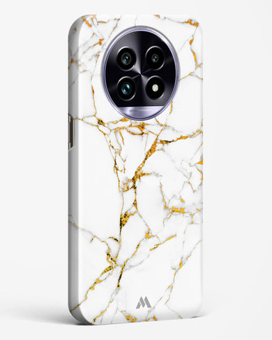 Calacatta White Marble Hard Case Phone Cover (Realme)