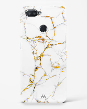 Calacatta White Marble Hard Case Phone Cover-(Realme)