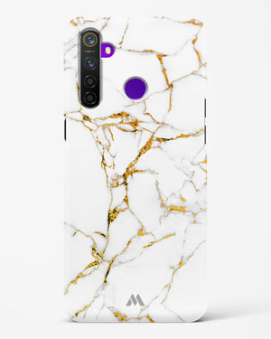 Calacatta White Marble Hard Case Phone Cover (Realme)