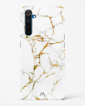 Calacatta White Marble Hard Case Phone Cover (Realme)