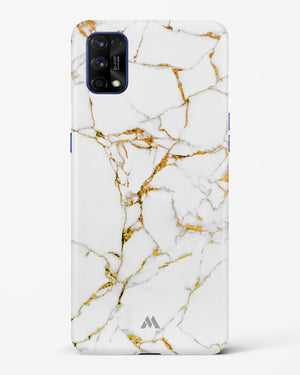 Calacatta White Marble Hard Case Phone Cover-(Realme)