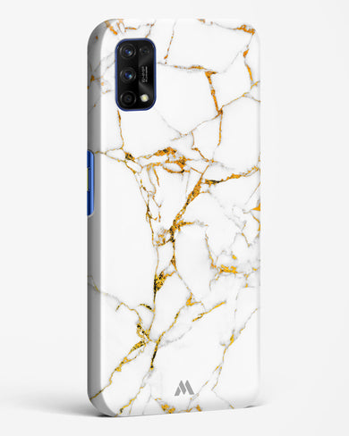 Calacatta White Marble Hard Case Phone Cover (Realme)