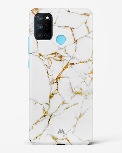 Calacatta White Marble Hard Case Phone Cover (Realme)