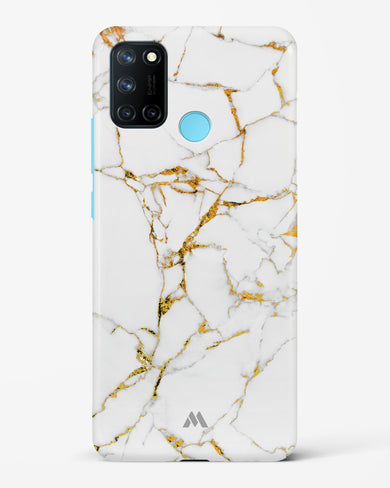 Calacatta White Marble Hard Case Phone Cover-(Realme)