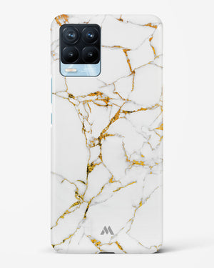 Calacatta White Marble Hard Case Phone Cover (Realme)