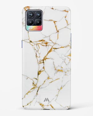 Calacatta White Marble Hard Case Phone Cover (Realme)