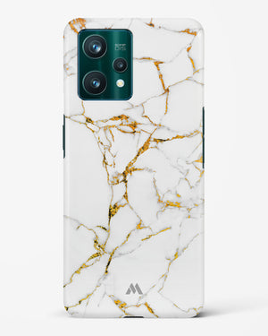 Calacatta White Marble Hard Case Phone Cover-(Realme)