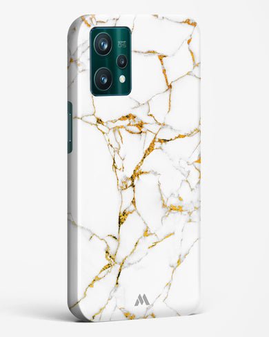 Calacatta White Marble Hard Case Phone Cover-(Realme)