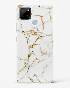 Calacatta White Marble Hard Case Phone Cover-(Realme)