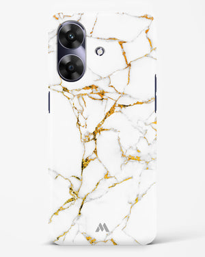 Calacatta White Marble Hard Case Phone Cover (Realme)