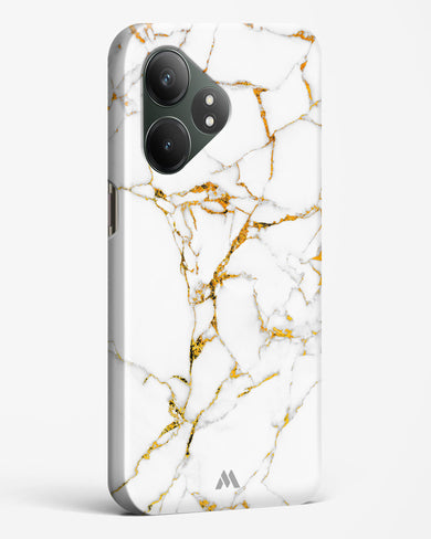 Calacatta White Marble Hard Case Phone Cover (Realme)