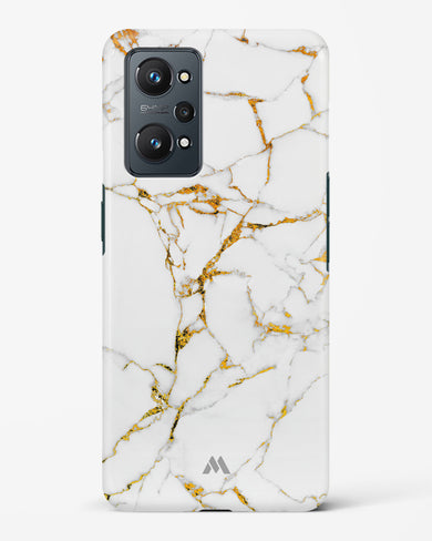 Calacatta White Marble Hard Case Phone Cover (Realme)