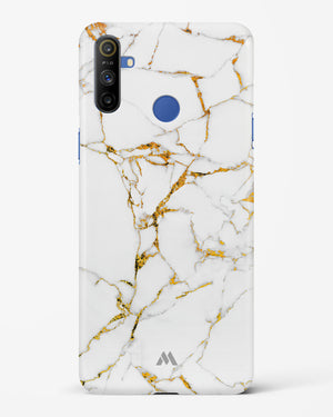 Calacatta White Marble Hard Case Phone Cover-(Realme)