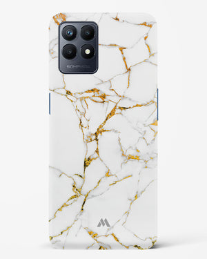 Calacatta White Marble Hard Case Phone Cover (Realme)
