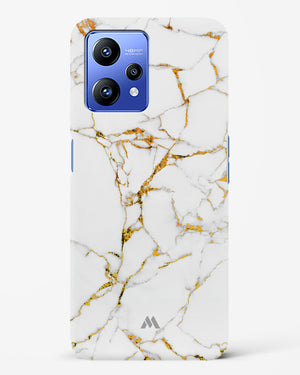 Calacatta White Marble Hard Case Phone Cover (Realme)