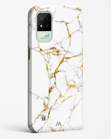 Calacatta White Marble Hard Case Phone Cover (Realme)