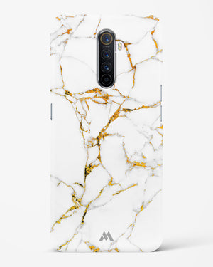 Calacatta White Marble Hard Case Phone Cover-(Realme)