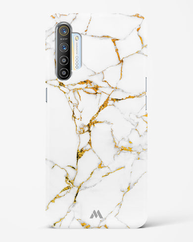 Calacatta White Marble Hard Case Phone Cover (Realme)