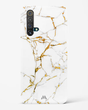 Calacatta White Marble Hard Case Phone Cover-(Realme)