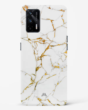 Calacatta White Marble Hard Case Phone Cover (Realme)