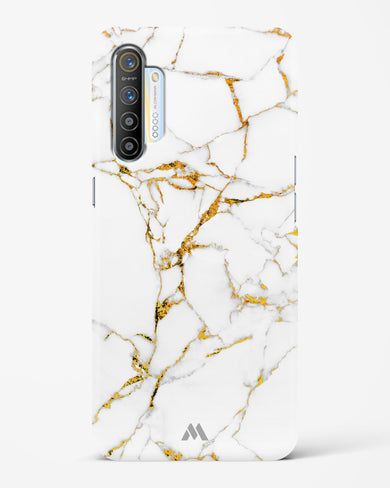 Calacatta White Marble Hard Case Phone Cover (Realme)