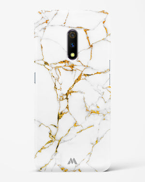 Calacatta White Marble Hard Case Phone Cover (Realme)