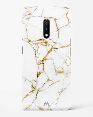 Calacatta White Marble Hard Case Phone Cover (Realme)