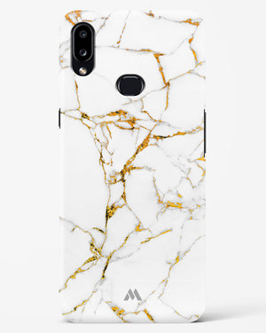 Calacatta White Marble Hard Case Phone Cover-(Samsung)