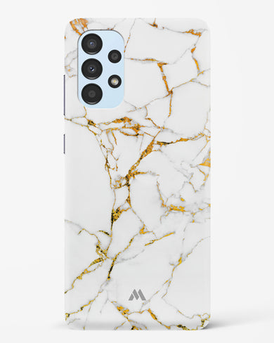 Calacatta White Marble Hard Case Phone Cover (Samsung)