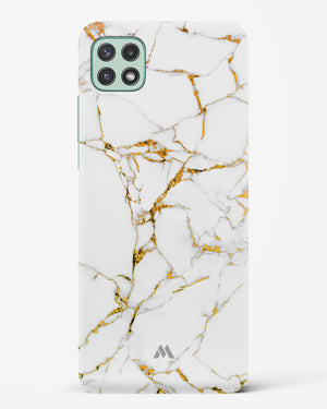 Calacatta White Marble Hard Case Phone Cover-(Samsung)