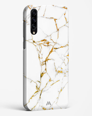 Calacatta White Marble Hard Case Phone Cover-(Samsung)