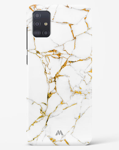 Calacatta White Marble Hard Case Phone Cover (Samsung)