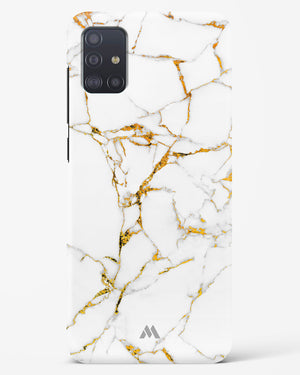 Calacatta White Marble Hard Case Phone Cover-(Samsung)